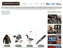 Tablet Screenshot of krugerfarms.com